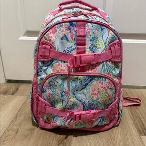 Lily Pulitzer Pottery Barn Children’s Backpack Mermaid Under The Sea Print